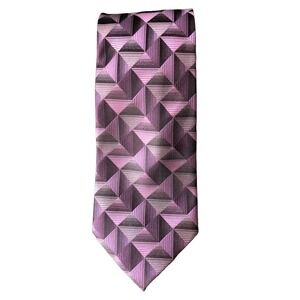 100% Silk Tie Purple Paul Dione Men's Wearhouse NWT Prom Formal Wedding